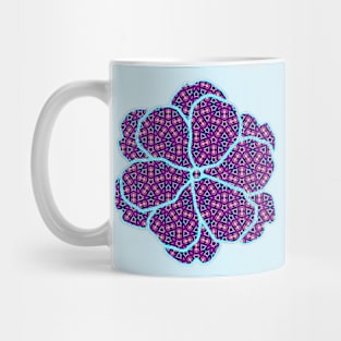 Patterned Petal Flower Mug